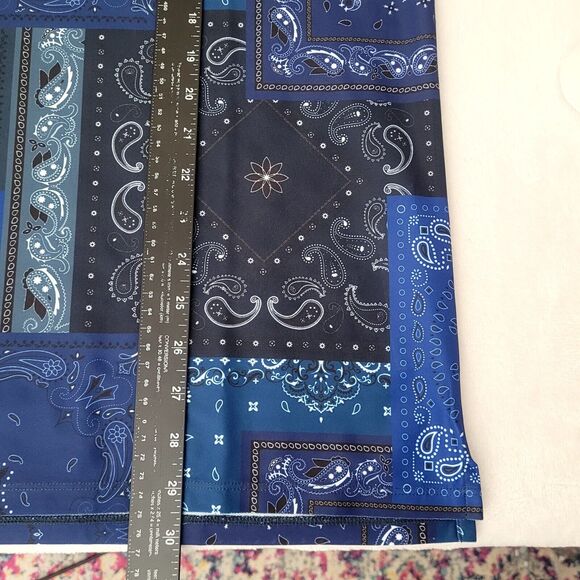 G/FORE Blue Polo Shirt with Geometric Patterns - Picture 11 of 11